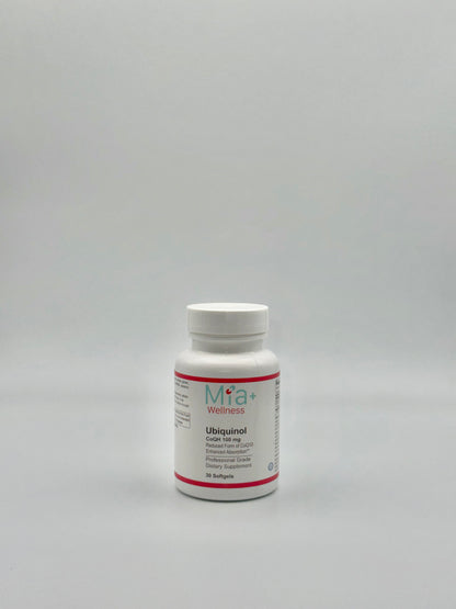 UBIQUINOL CoQH 100mg - Mia+Wellness (30 Softgels)